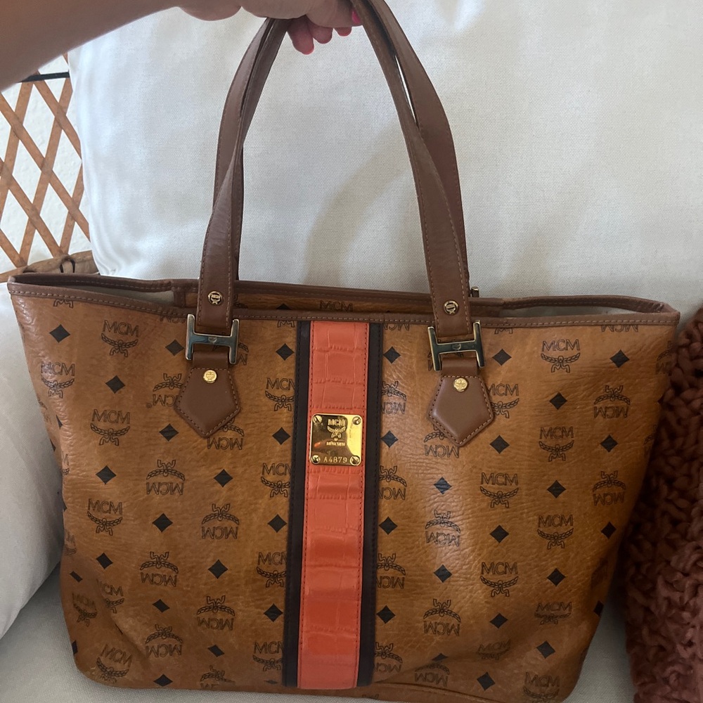 MCM Monogram Tote Bag